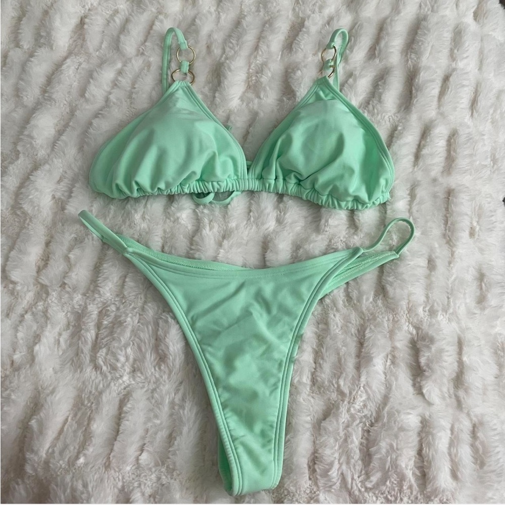 Mint Green Bikini Set